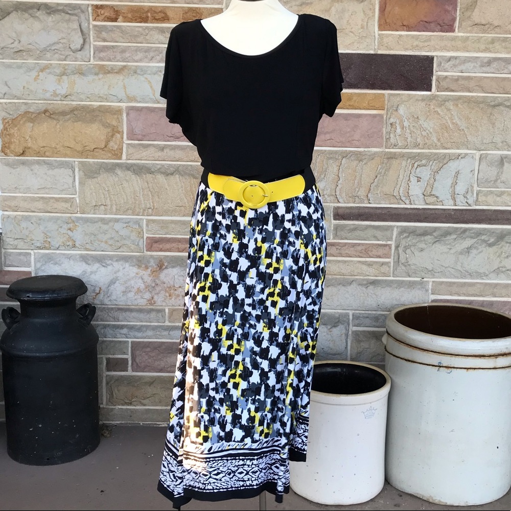 Perceptions Belted Dress